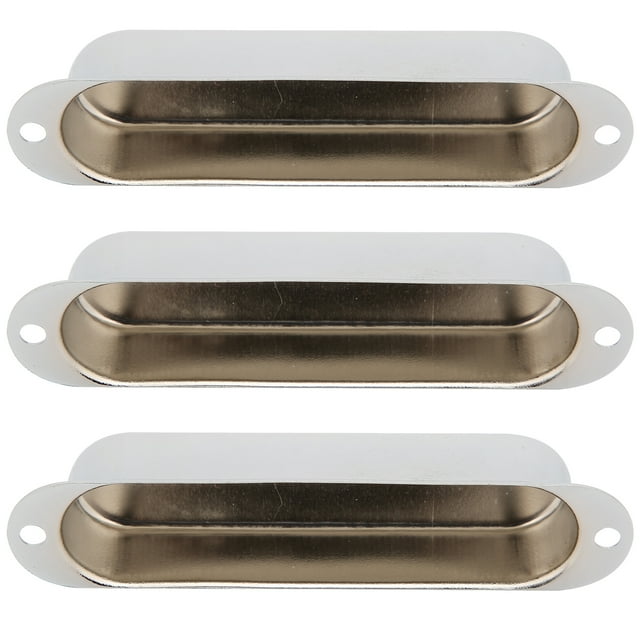 Filfeel Coque de Pickup Unique, Longue Durée de Vie, Couvercle de Pickup Fermé à Bobine Unique Facile à Installer et à Enlever, pour les Amateurs d'Instruments de Guitare