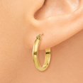 thumbnail image 3 of 14K Yellow Gold Earring Hoop Women'S 18 mm Polished, 3 of 4