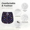 thumbnail image 4 of Daiia Colorful Insects Pattern Women's 2 in 1 Running Shorts - Lightweight Athletic Workout Gym Yoga Shorts Liner with Phone Pockets-Large, 4 of 7