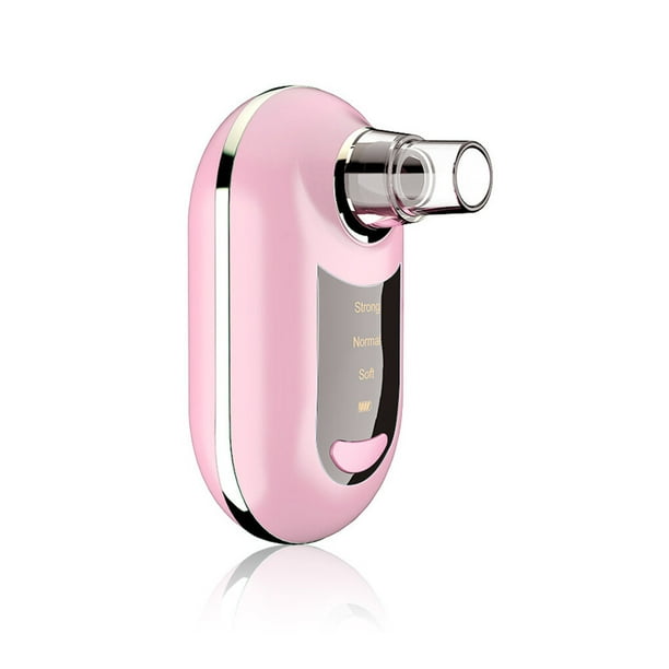 Vogacara Eliminador de espinillas faciales, cuidado de la piel, belleza, 3 engranajes, herramienta de eliminación de poros faciales, presión masajeadores Rosado