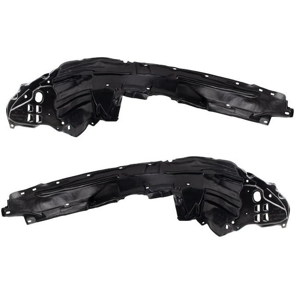 Front Fender Liner Set 2 Piece - Compatible with 2006 - 2011 Honda Civic Sedan 2007 2008 2009 2010