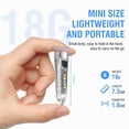 thumbnail image 3 of Tignapoo Porte-Clés Mini Rechargeable Ultra-Brillant avec Lumières Latérales Multicolores, 400LM, Portée 100m, Étanche IPX6, Design Compact pour Usage Extérieur, 3 of 7