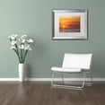 thumbnail image 4 of Trademark Fine Art "Fishing Boat Sunset" Canvas Art by Jason Shaffer, White Matte, Silver Frame, 4 of 4