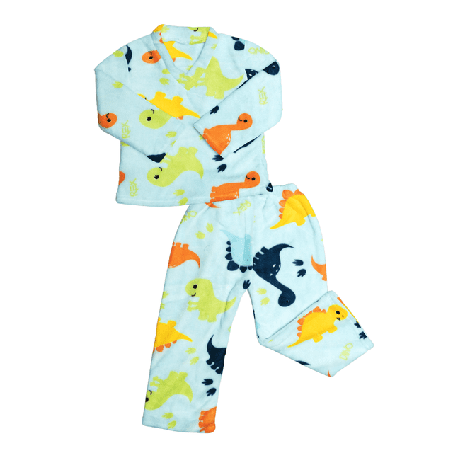Pijamita Dinos 0-6 m (2 pzas) CHIQUI MUNDO Dinos; 0-6 meses; ultrasuave