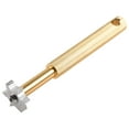 thumbnail image 1 of Under 15$ Oimcto Hexagonal Golf Iron Groove Cleaner (Gold),Cleaning 6 Tool Accessories Club Sharpener Tool Sports Kit with Storage Case,Include：A Golf Club Head Cleaning Tool, 1 of 9