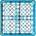 thumbnail image 2 of Carlisle OptiClean 16-Compartment Glass Rack Blue, 19.88" Length x 19.88" Width x 4" Height, Polypropylene | 1 Each, 2 of 9