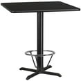 thumbnail image 4 of Flash Furniture Table de Bar Carrée 42" en Acajou, 4 of 4