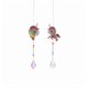 thumbnail image 1 of Paquete de 2 diamantes pintura DIY ventana ornamento cristal candelabro viento carillón colgante para el jardín del hogar, 1 of 5