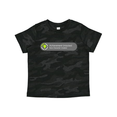 

Inktastic Achievement Unlocked: New Character Created Gift Toddler Boy or Toddler Girl T-Shirt