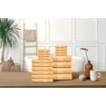 thumbnail image 6 of Dewall Maisons Beige 18-Piece Plush Towel Set, 100% Cotton - Ultra-ComFortable, Quick-Drying - Includes 4 Bath Towels, 6 Hand Towels, 8 Washcloths - Perfect For Luxurious Bathrooms, 6 of 12