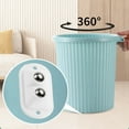 thumbnail image 3 of Rueda Universal de pasta de acero inoxidable, polea adhesiva de rotación de 360 grados para bote de basura para muebles, 8 Uds., 3 of 5