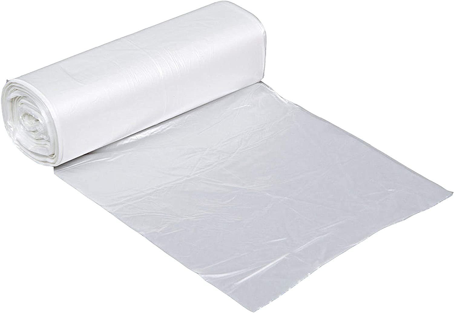 Netko Clear Plastic Garbage Bags 4 Gallon Waste Bags for Kitchen