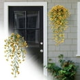 thumbnail image 2 of Artificial Flowers - Household Imitation - Artificial Hanging Flowers For Outdoor Spring Decoration 4Pcs Silk With Leaves Look Real Faux Flowers For Outside Porch - 1 Artificial Flower, 2 of 9