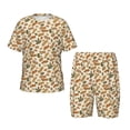 thumbnail image 1 of Balery Set With Peanut Conjunto de Pijama Infantil de Manga Corta con Estampado – Ropa de Dormir de Algodón Suave-Large, 1 of 6