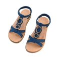 thumbnail image 6 of YOUYEDIAN Orthopedic Sandals for Women Summer Casual Arch Support Walking Shoes 2026 Comfy Non Slip Slip on Open Toe Slippers (Dark Blue), 6 of 6