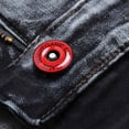 thumbnail image 4 of Mcikkny Fashion Men‘s Straight Denim Shorts Slim Fit Patchwork Jeans Shorts For Male Straight Streetwear, 4 of 7