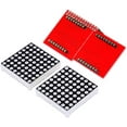 thumbnail image 4 of Treedix MAX7219 LED Dot Matrix Module 8 x 8 Common Cathode Red LED Dot Matrix Display Compatible with Raspberry Pi, 4 of 5
