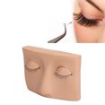 thumbnail image 3 of Mannequín De Pestañas Cabeza De Entrenamiento De Pestañas De Pestañas De Extensión De Pestañas Con 3 Pares Párpados Extraíbles PVC De Silicona Para Las Extensiones De, 3 of 7