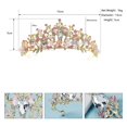 thumbnail image 3 of Disfraz de princesa Tiara Acculess de cristal rosa para niños de 5 a 16 años, 3 of 7