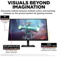 thumbnail image 4 of HP OMEN 27k UHD 144Hz Gaming Monitor, 4K UHD Display (3840 x 2160), IPS Panel, 99% sRGB, 95% DCI-P3, 16:9, OMEN Gaming Hub, Black, 4 of 7