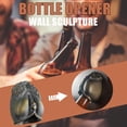 thumbnail image 2 of Wall Mounted Home Sculpture, Home Decoration, Corkscrew, 2 of 9
