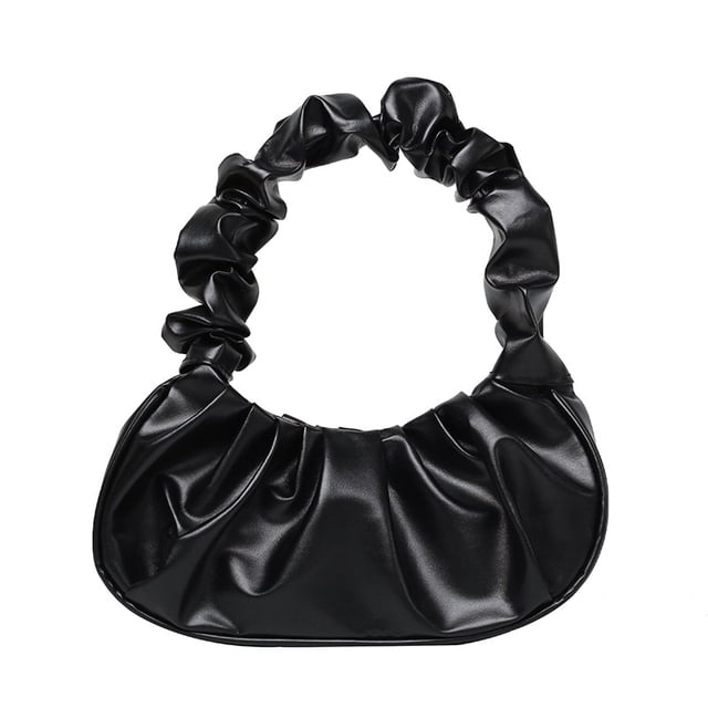 Bolso de hombro para mujer, bolso estilo francés, bolso de nube de moda, bolso plisado portátil para debajo del brazo