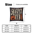 thumbnail image 5 of Halloween Font Elegant Velvet Decorative Covers Pillows Set of 2 with Unique Patterns, Throw Pillow Inserts for Bed or Couch, Available in 16x16, 18x18, 20x20 Inches for Any Occasion, 5 of 6