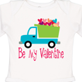 thumbnail image 4 of Inktastic Be My Valentine Heart Truck Boys or Girls Long Sleeve Baby Bodysuit, 4 of 5