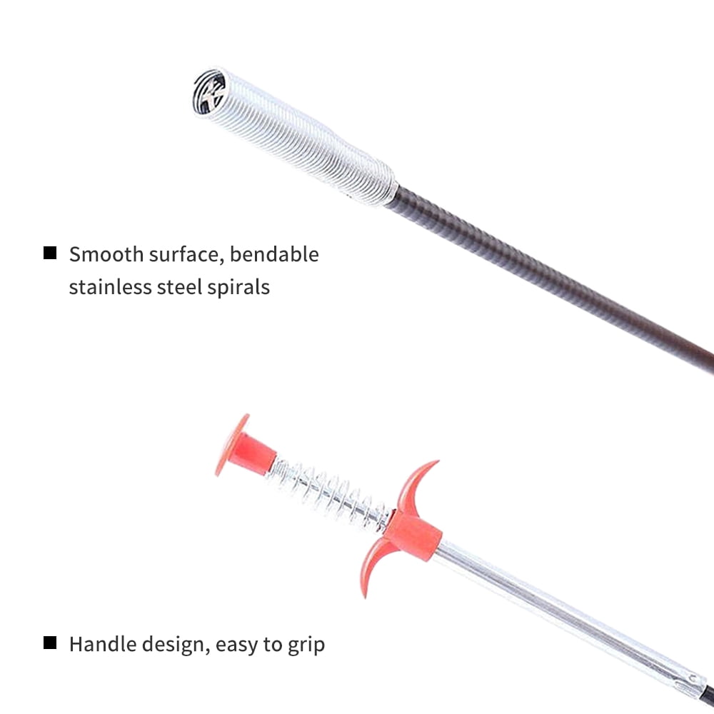 Buy Carevas Plumbing Drain Snake Clogged Drains Snake Auger Hair Clog