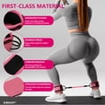 thumbnail image 4 of Pilates Ring Circle Set 18 Pcs Exercise Equipment Accessories for Women, Workouts Pilates Ball Stretching Strap for Women's Home Workouts & Beginners, 4 of 8