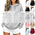 thumbnail image 2 of Plus Size Waffle Zip Up Hoodie Women Casual Drawstring Sweatshirt | Full Zip Closure, Casual Fall Wear, Stand Collar, Multiple Colors, Long Sleeve, Lightweight, No Pocket, Pink, XXL, 2 of 6
