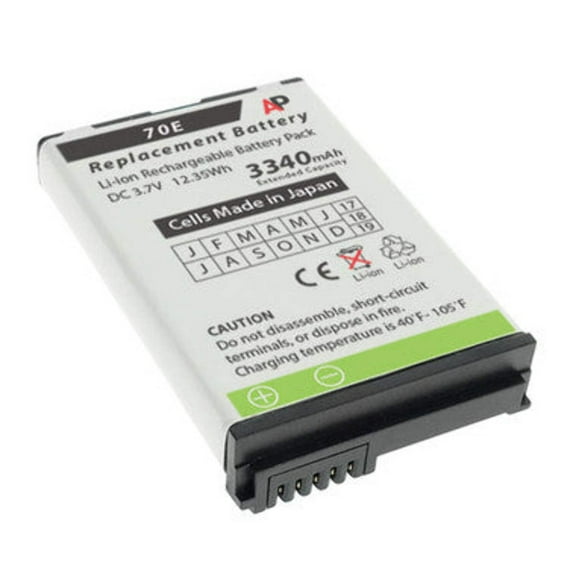 Replacement Battery: Honeywell Dolphin 70e, 75e and 70E-L00 Scanners. 3340 mAh