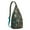 Blue-green-2, variant on Owl Pattern Travel Sling Bag - Fashionable Crossbody Backpack with USB Charging Port, Perfect for Tech Essentials
