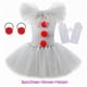 thumbnail image 1 of Halloween Gray Scary Joker Girls Cosplay Costume Tulle Tutu Dress Clown Kids Carnival Party Clothing Children Outfit Fancy Dress, 1 of 4
