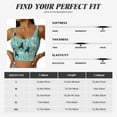 thumbnail image 6 of Vsdgher Cute Dog Print Women Sleeveless Athletic Tank Top Built-in Bra Camisole Sports Vest for Yoga Running Fitness Exercise with Removable Pads, 6 of 8