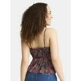 thumbnail image 4 of Madden NYC Women’s Cami Babydoll Top, Sizes XXS-2XL, 4 of 5