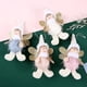 thumbnail image 3 of Farfi Navidad Ángel Felpa Muñeca Glitter Wing Sombrero De Felpa Trenza Dorada Cara Sonriente Regalos Diseño De Escena Precioso Colgante Navidad Niña Adorno Relleno Fiesta F, 3 of 5