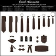 thumbnail image 6 of Men's Solid Color Zipper Necktie Ties - Many Colors Available, 6 of 7