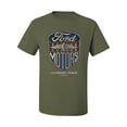 thumbnail image 2 of Wild Bobby, 1983 Vintage Distressed Ford Motors Legendary Power Cars and Trucks Men's Graphic T-Shirt, Military Green, 5XL, 2 of 3