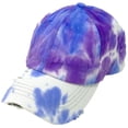 thumbnail image 2 of CC Tie-Dye Criss-Cross Elastic Back Women's Ponytail Dad Cap Hat, 2 of 16