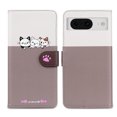 thumbnail image 3 of Cute Cartoon Wallet Phone Case for Google Pixel 8 with Card Holder Soft PU Leather Kickstand Cover for Men and Women Magnetic Shockproof Protective with Lanyard for Google Pixel 8, Gray, 3 of 9