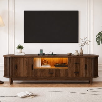 アンティーク イタリー製 木製 ウォールコンソール 横48×奥行13㎝ Crosley Cambridge Cherry Wood Entertainment Center Cabinet, 48