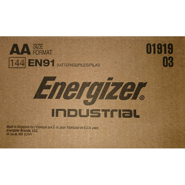 Batería Energizer Industrial EN91 Alcalina AA x144