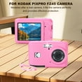 thumbnail image 6 of HUISZJ Digital Camera Cover, Lightweight Camera Sleeve with Lanyard Slim Fit, Soft Silicone Protective Case Camera Accessories (Pink), 6 of 10