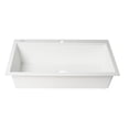 thumbnail image 6 of ALFI Brand AB3418SBDI-W 33 in. Granite Composite Workstation Step Rim Single Bowl Drop in Sink with Accessories - White, 6 of 7