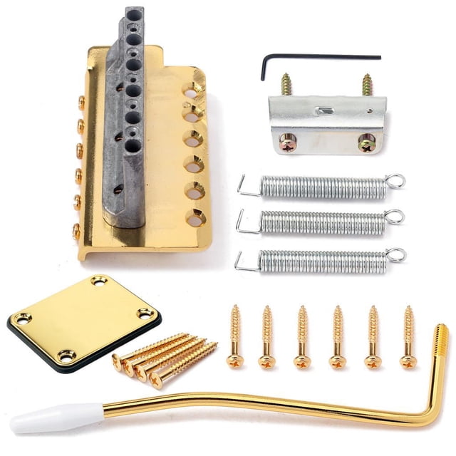 Guitarra eléctrica Tremolo Bridge DIY Luthier Tool shamjiam Puente de trémolo para guitarra eléctrica