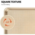 thumbnail image 6 of Jelly Roll Pan, Baking Sheet, Cookie Sheets For Baking With Square Texture Pattern, Thicker Carbon Steel Non-Stick Baking Pan Tray, 6 of 16