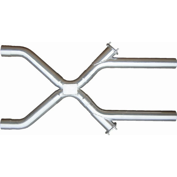 Pypes XVX13S X-Pipe - X-Change - 3 in Diameter - Dumps - Stainless - Natural - Universal - Each