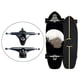 thumbnail image 4 of Camiones de Patineta Soledad de Aleación 220 6,25 Pulido Conjunto de 2 Bujes Premium Negro, 4 of 10