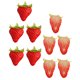 thumbnail image 3 of 10 piezas de simulación de fresas para fotografía, adornos de fresas artificiales para el hogar, 3 of 8